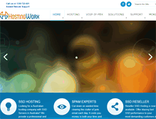 Tablet Screenshot of hostingworx.com.au